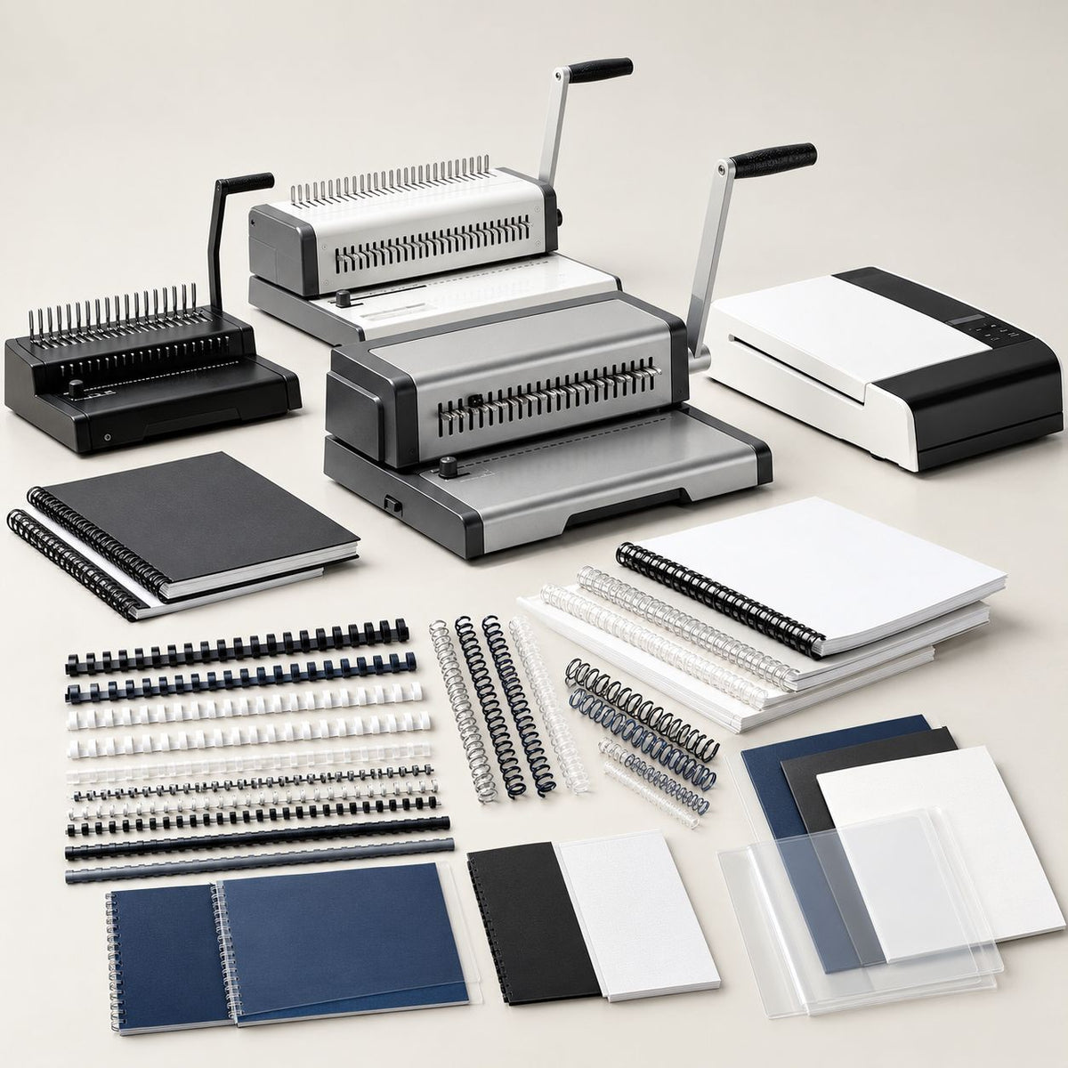 Binding Machine and Supplies