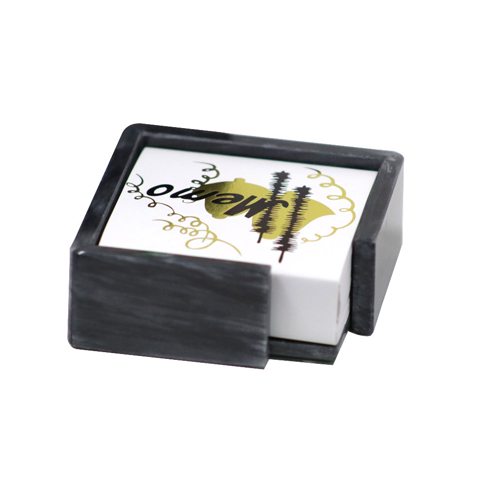 BTDS1077 Black Marble Luxury Desk Set