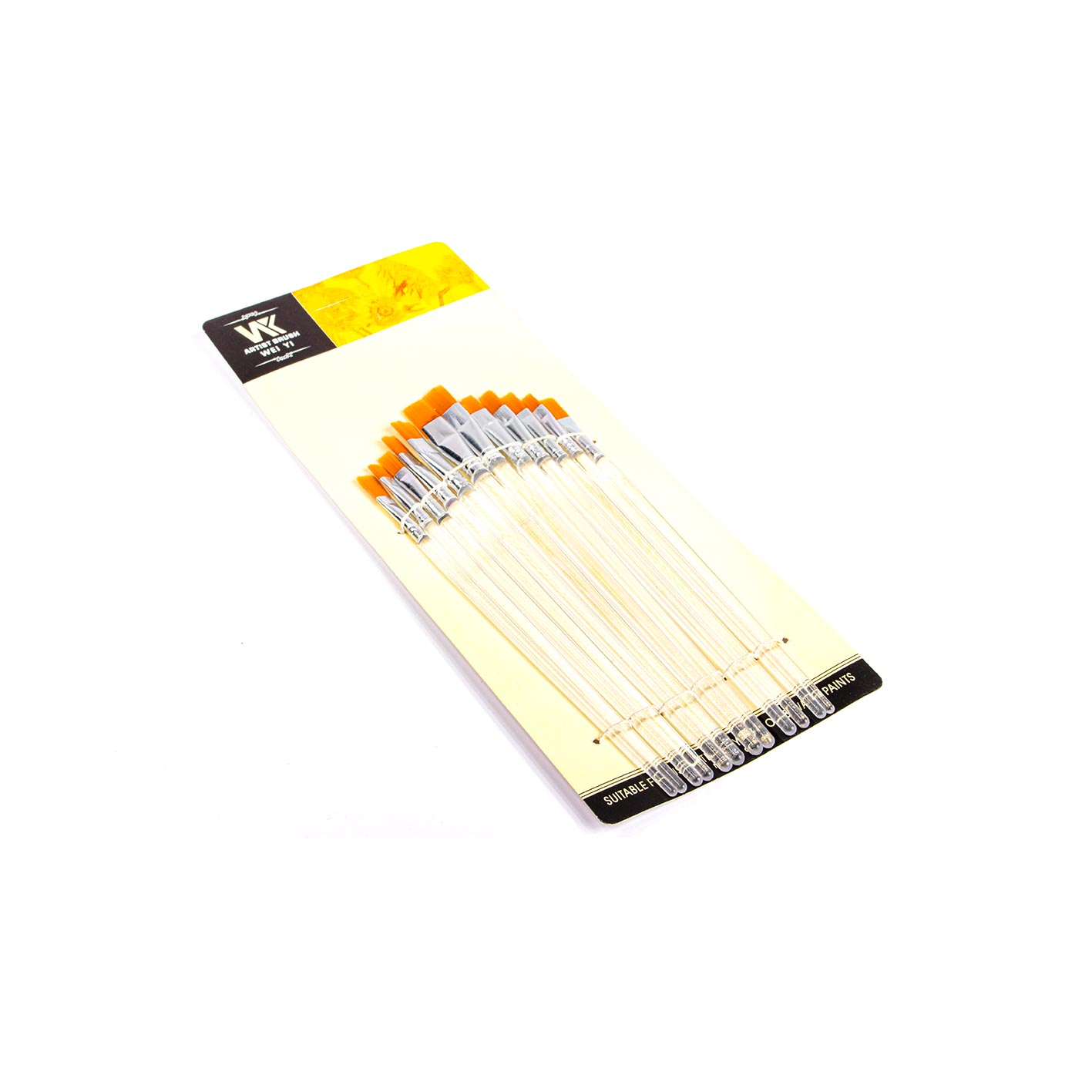 BT Artist Brush 12 Pcs - Clear
