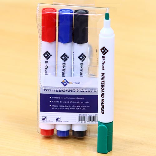 Whiteboard Marker Chisel Tip Blue | Bi-Trust