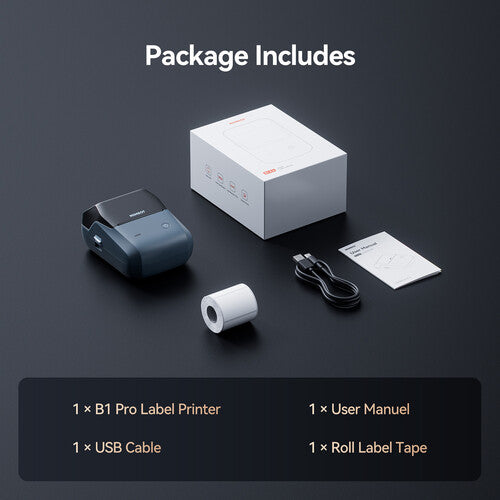 NIIMBOT B1 Pro Red & Black Label Printer - image 4