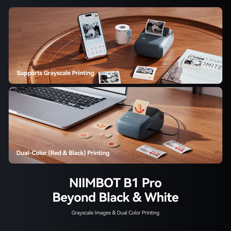 NIIMBOT B1 Pro Red & Black Label Printer - image 7