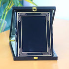 Wooden Trophy Shield with Wooden Box, Blue