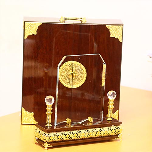Luxury Glass Trophy with Box -7056