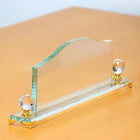 Luxury Name Desk Stand Glass Clear-7076