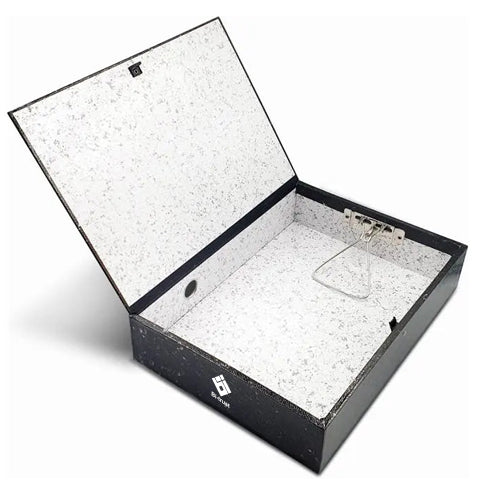Closed Plastic Box File  FC, Black
