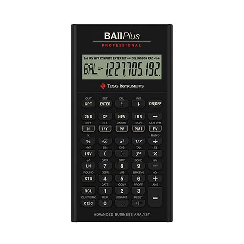 Financial Calculator – BA II Plus Professional | Texas Instruments