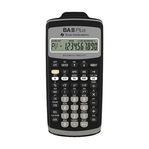 Financial Calculator – BA II Plus | Texas Instruments