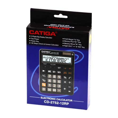 Catiga 12-Digit Calculator, CD-2752