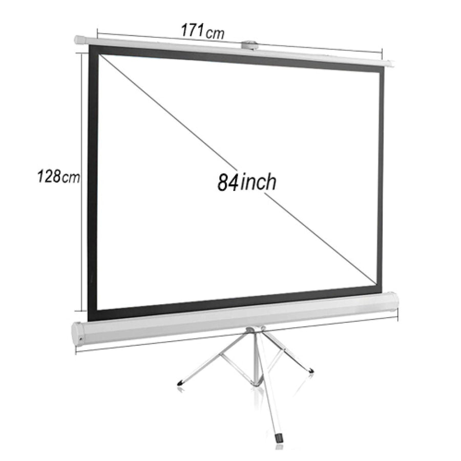 Tripod Projector Screen 72-Inch – 146 × 110 cm