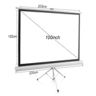 Tripod Projector Screen 100-Inch – 203 × 152 cm