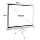 Tripod Projector Screen 120-Inch – 243 × 183 cm