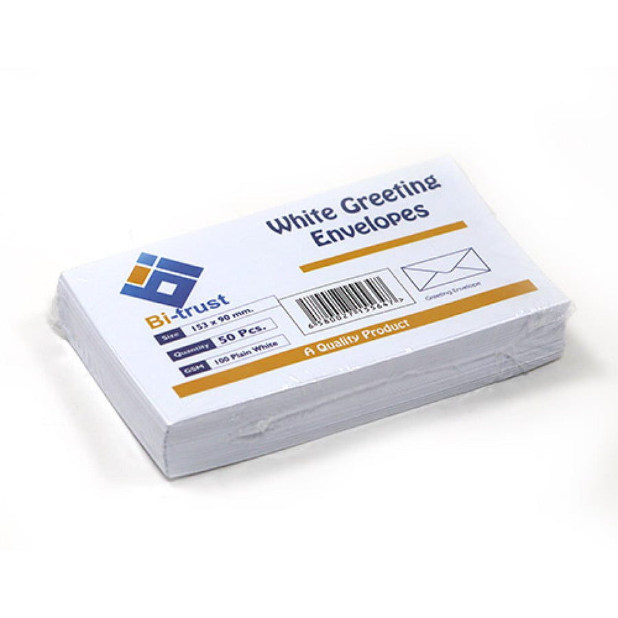 Paper Envelopes Brown Window 9 × 15.3 cm – Box of 500 – 90 mm Window