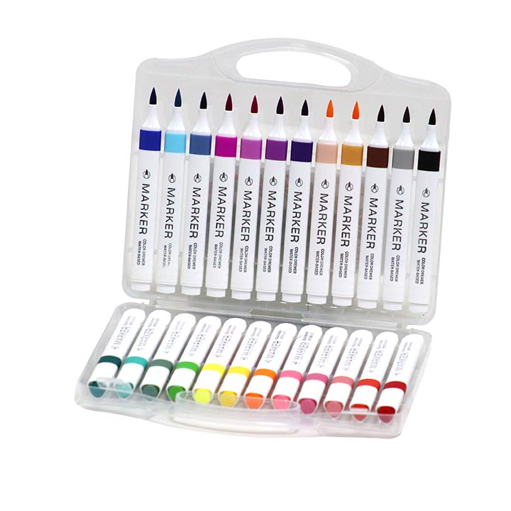 marker Color Pen 24 Colours one side