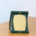 Luxury Leather Trophy Green A5 with Wooden Box-7066
