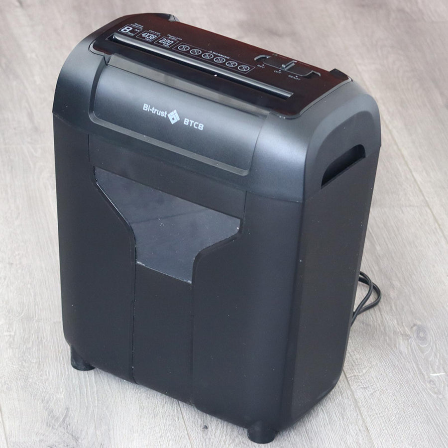 Paper Shredder up to 8 Sheets - BTC8 | Bi-Trust