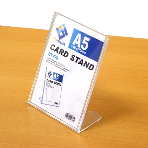 Bi-Trust Acrylic Display Stand, A5