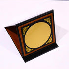 Leather Name Desk Stand, Dark Brown