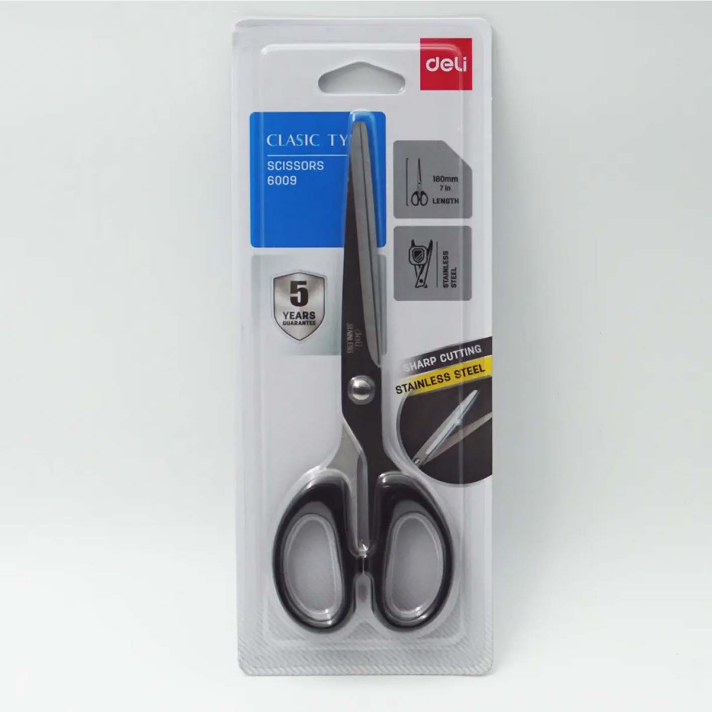 Scissor 180MM Metal Deli 6009