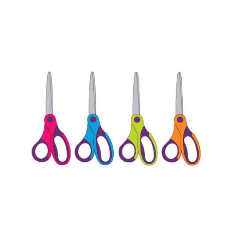 Deli 185 mm Scissors Colorful Plastic Handle