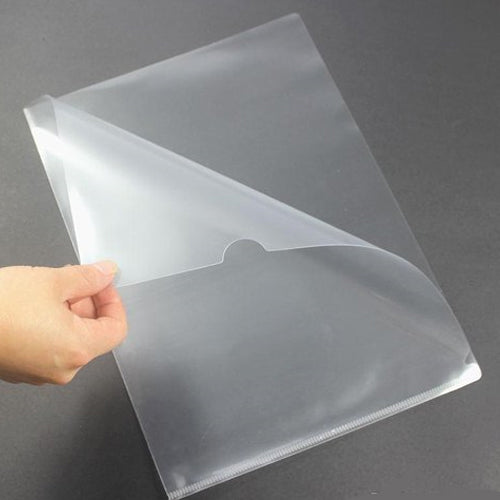 Transparent A4 Folder, Open on Two Sides-pkt 12 pcs
