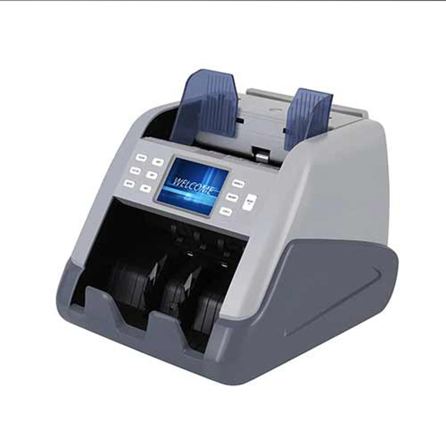 ماكينة عد النقود AL-910A بشاشة LCD ملونة وكشف العملات المزيفة