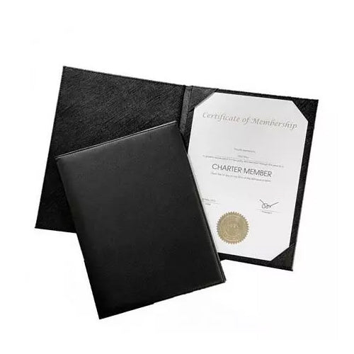 Leather Certificate Blank Cover