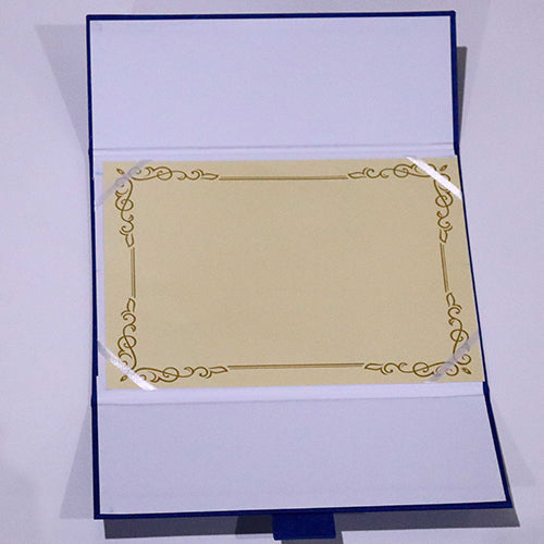 Hard Cover Certificate