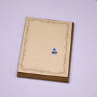 Certificate Paper with Embossed Gold Border, Cream – Pack of 20
