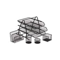 Desk Set Metal 5 Black-BT-7035