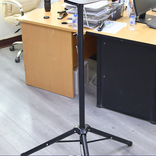Bi-Trust Adjustable Tripod Projector Floor Stand, Black