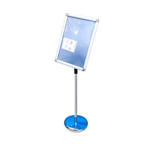 Advertising Display Stand with Base, Black, A4