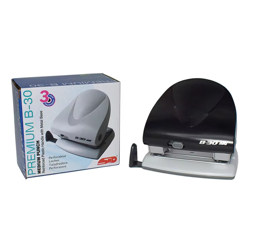 Paper Punch 2 Hole - B-30 (30-Sheet Capacity) | STD