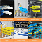 ملصقات كابلات NIIMBOT لطابعات D11 وD110 وD101، 60 ملصقاً - الصورة 5