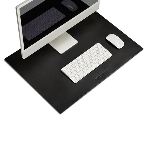 Leather Desk Pad Black