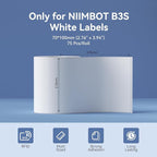ملصقات NIIMBOT B3S بيضاء، 70 × 100 مم، 75 ملصقاً - الصورة 2