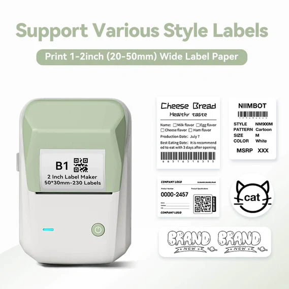 NIIMBOT B1 Label Printer with Label Paper - image 4