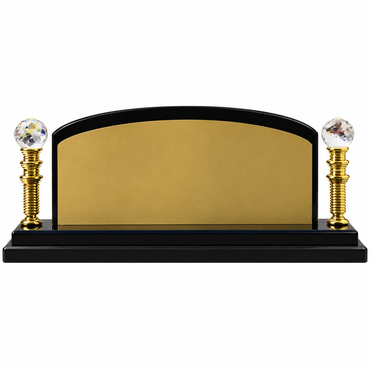 Premium Wooden Desk Name Stand | Bi-Trust