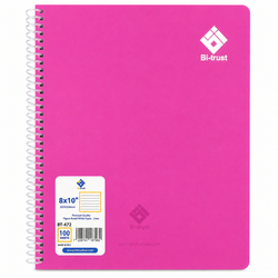 BT-472 Notebook 8X10 Spiral 100Shet Crt48-3pcs