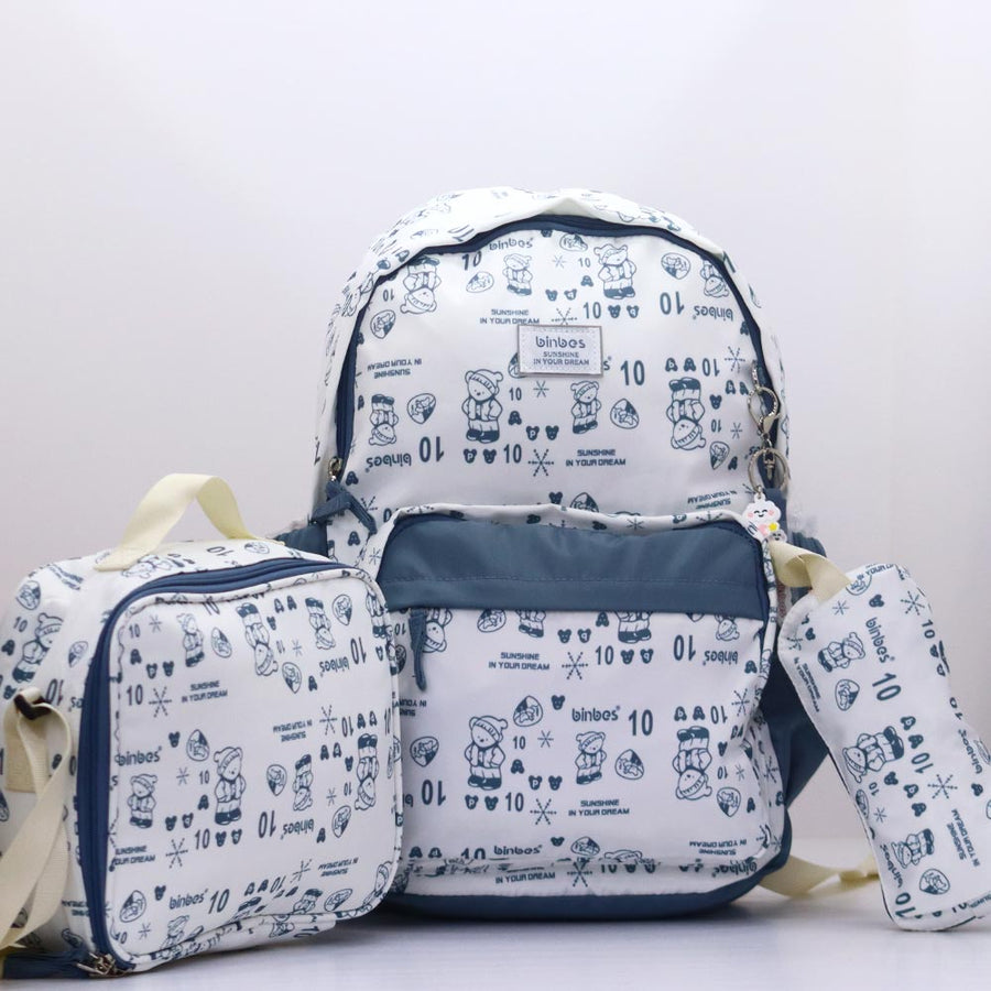 School Backpack With Pencil Case 3 pcs