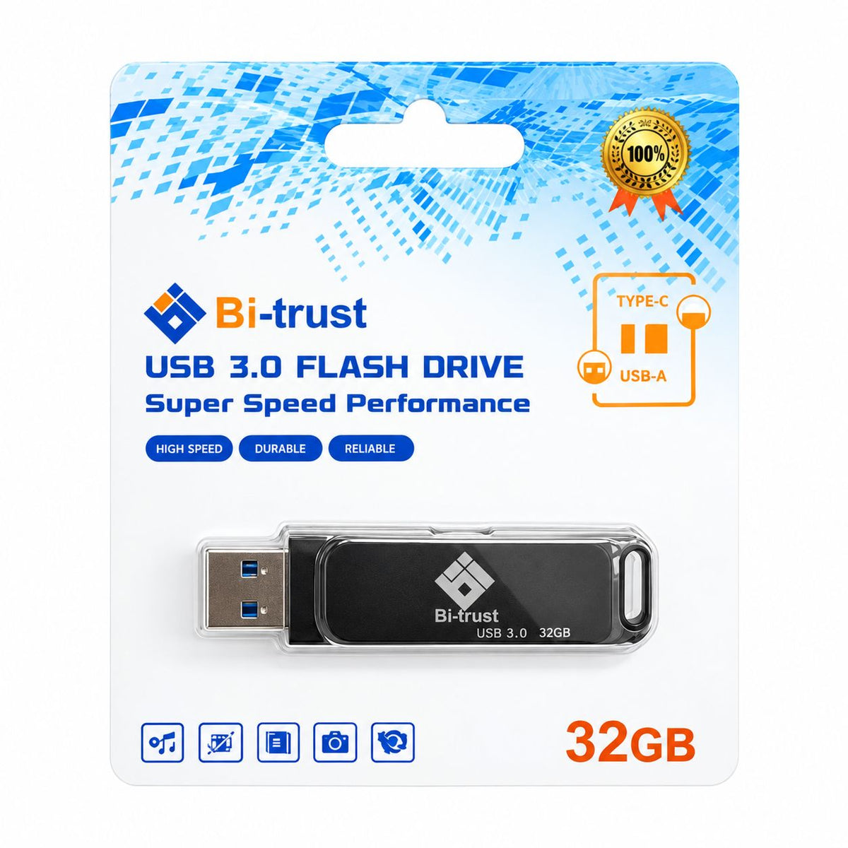 فلاش ميموري USB وType-C سعة 32 جيجا