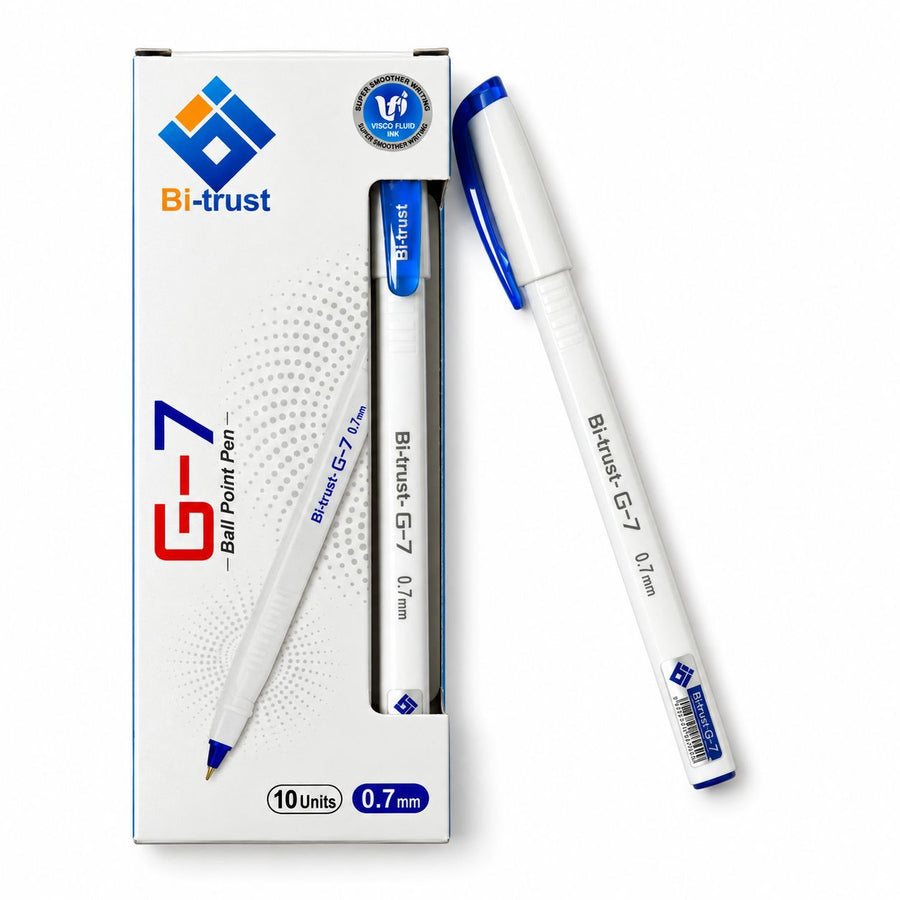 G-7 Pens, 0.7 mm, Blue, Pack of 10