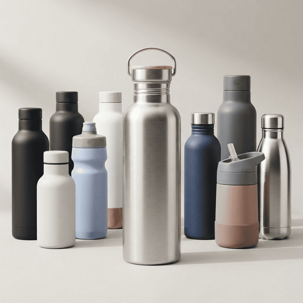 Kids lunch boxes and water bottles at BiTrust Kuwait