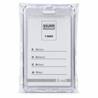 Kejea Vertical ID Card Holder  clear (T-688V)
