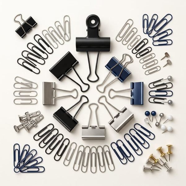 Paper clips, binder clips and office fasteners at BiTrust Kuwait