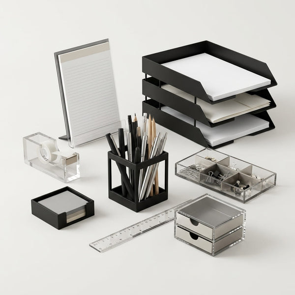 Professional desk accessories and office organizers at BiTrust Kuwait