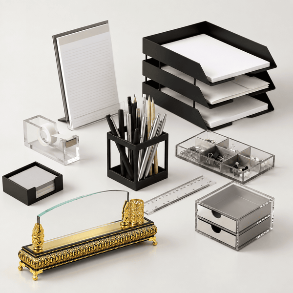 Professional desk accessories and office organizers at BiTrust Kuwait