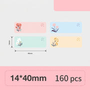 14x40mm-160pcs-flowers