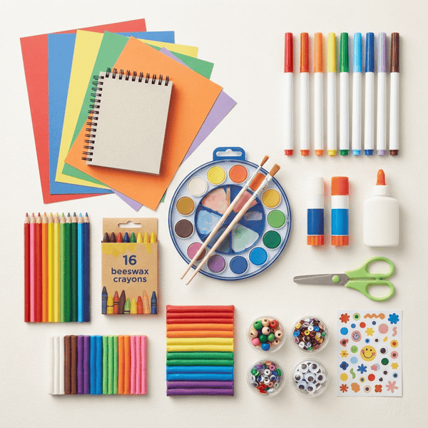 Kids art and craft supplies at BiTrust Kuwait