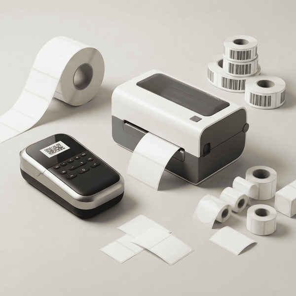 Label printers and label rolls at BiTrust Kuwait